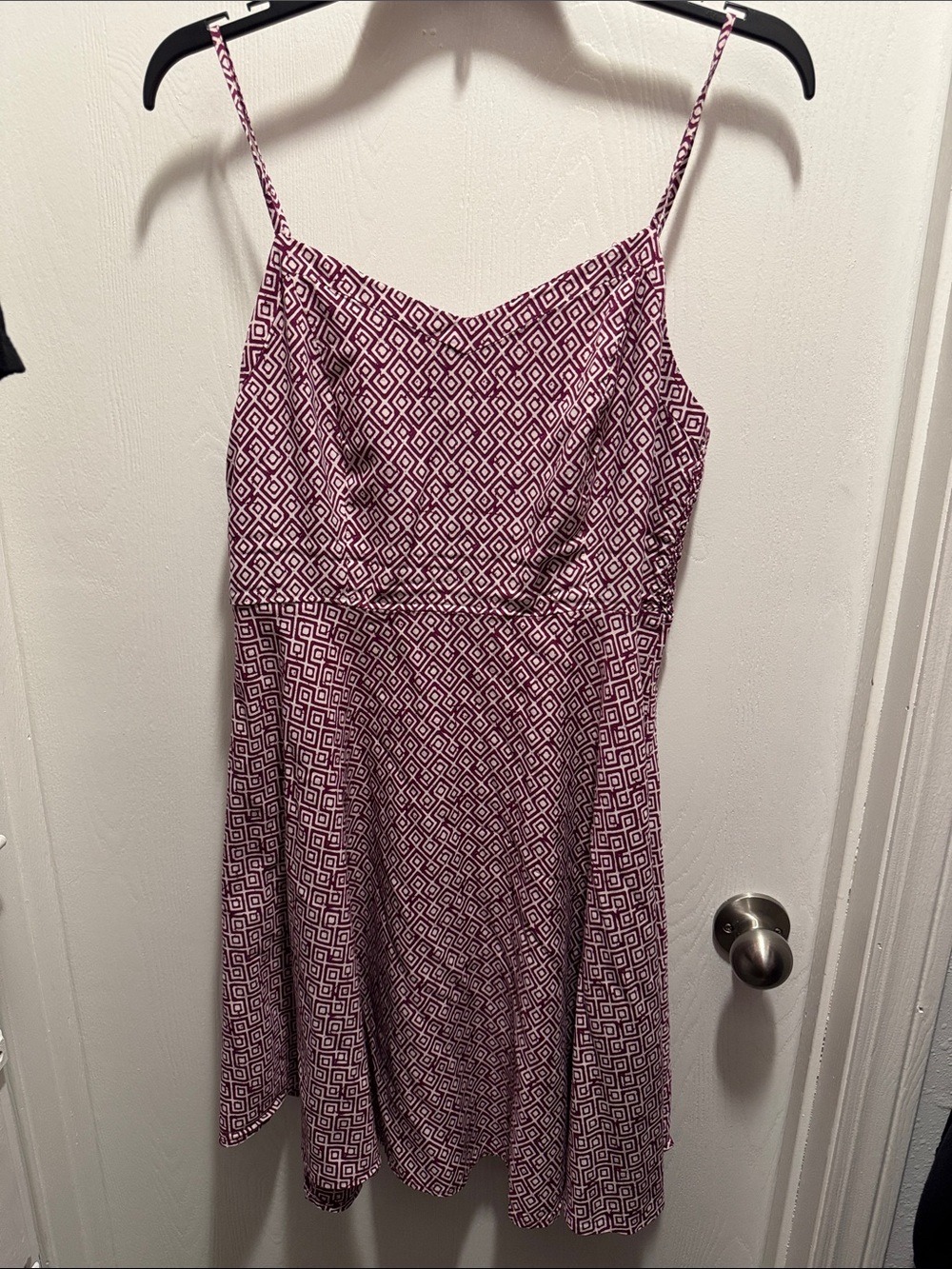 Old Navy Geometric Spaghetti-Strap Swing Dress